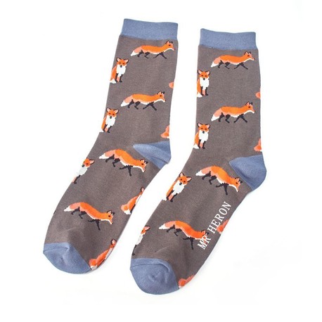 Men's Charcoal Fox Socks