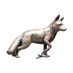 Limited Edition - Fox Standing Bronze Sculpture