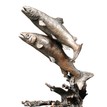 Limited Edition - Salmon Pair Bronze Sculpture additional 1