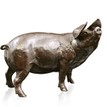 Limited Edition - Medium Gloucester Old Spot Pig Bronze Sculpture additional 1