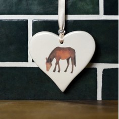Horse Hanging Heart