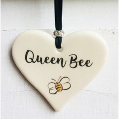 Queen Bee Hanging Heart
