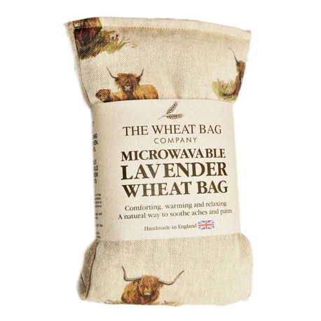The Wheat Bag Company Lavender Microwavable Wheatbag Body Wrap - Highland Cow