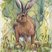 Mary Ann Rogers Limited Edition "Vigilant" Hare Print additional 1