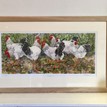 Mary Ann Rogers Limited Edition "Woodlanders" Chickens Print additional 3