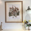 Mary Ann Rogers Limited Edition "Scramble" Hounds Print additional 2