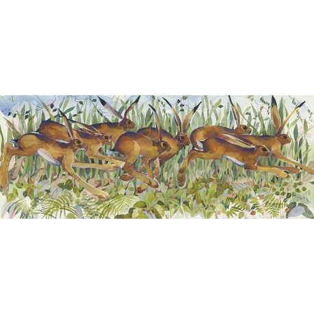 Mary Ann Rogers Limited Edition "Drove of Hares" Print