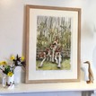 Mary Ann Rogers Limited Edition "Three Over" Hounds Print additional 2