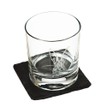 Just Slate Etched Hare Whisky Glass Tumbler and Slate Coaster additional 3