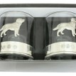 Pair of Labrador Pewter Whisky Glass Tumblers additional 1