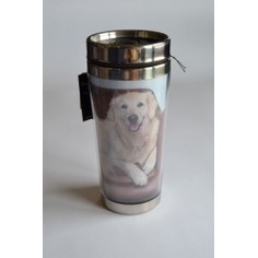 Country Matters Golden Retriever Thermal Travel Mug