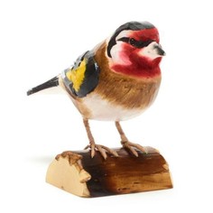 RSPB Hand Carved Wooden Gold Finch