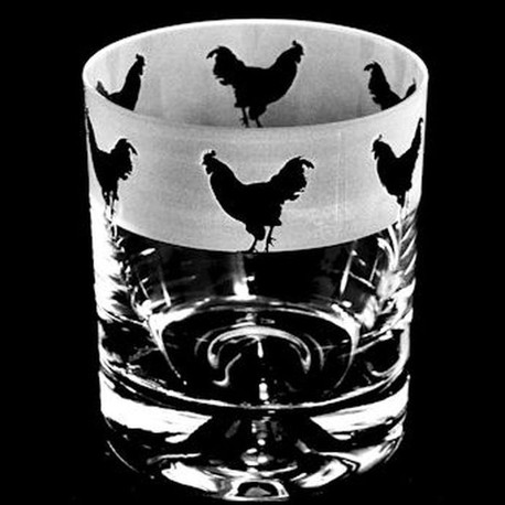 Animo Cockerel Whisky Glass Tumbler