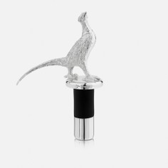 Silver Plated Pheasant Bottle Stopper