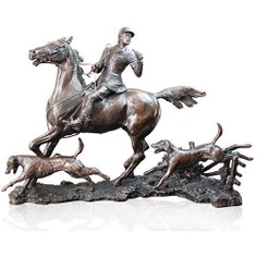 Limited Edition - Doubling the Horn Bronze Sculpture