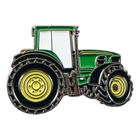 Green Tractor Lapel Pin