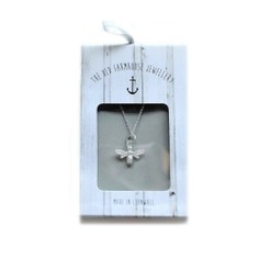 Sterling Silver Bee Charm Necklace