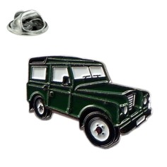 Green Land Rover Lapel Pin