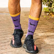 Men's Dachshund Socks in Purple additional 2