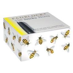 Honey Bee Design Sticky Message Pad