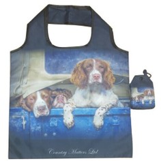 Country Matters Spaniels in Landy Fold Away Bag