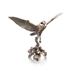 Limited Edition Small Barn Owl Bronze Sculpture