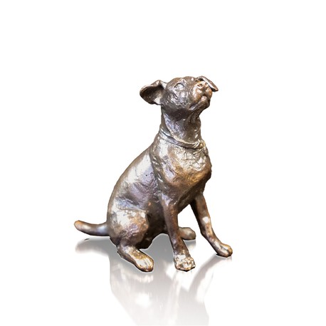 Limited Edition Jack Russell Sitting Bronze Sculpture