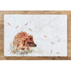 Small Marble Sharing Board - Little Hedgehog