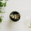 The Just Slate Company Gold Coloured Bee Bottle Stopper additional 4