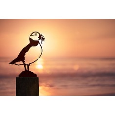 Puffin Metal Bird Silhouette