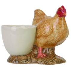 Quail Ceramics Buff Orpington Chicken Design Egg Cup