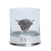 Single Highland Cow Pewter Whisky Glass additional 1