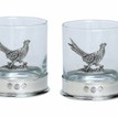 Pair of Walking Pheasant Pewter Whisky Glasses additional 1