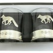 Pair of Running Fox Pewter Whisky Glasses additional 1