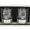 Pair of Stag Pewter Whisky Glasses additional 1