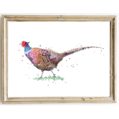 Florence & Lavender 'A Walk In The Country' Pheasant Print