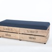 Blue Outdoor Long Footstool additional 1