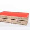 Red Outdoor Long Footstool additional 1