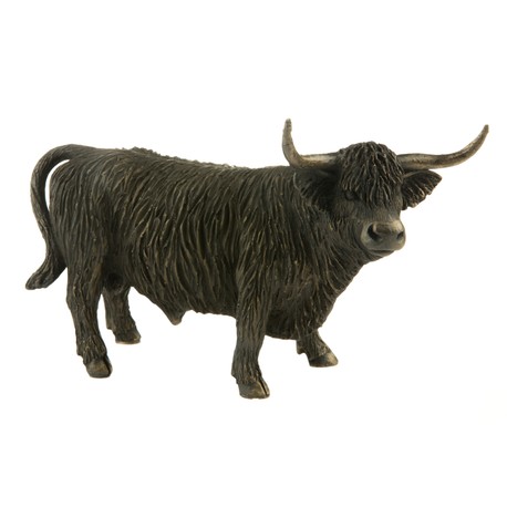 Highland Bull Cold Cast Bronze