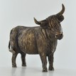 Harriet Glen Bronze Effect Highland Cow Sculpture additional 2