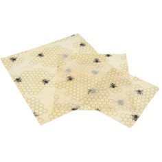 Set of 3 Re-Usable Beeswax Food Wraps