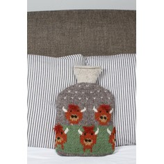 Pachamama Herd of Highland Cows Hot Water Bottle