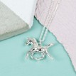 Silver Plated Horse Necklace additional 1