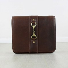 Julia Side Bag Natural Leather Brown