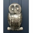 Owl Door Knocker - Gunmetal Silver finish additional 1