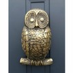 Owl Door Knocker - Antique Brass finish additional 1