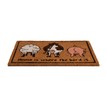 "Home Is Where The Herd Is" Coir Doormat additional 2