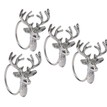 Set of 4 Stag Napkin Rings additional 1