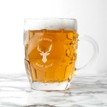 Personalised Stag Dimpled Beer Glass additional 2