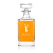 Personalised Classic Square Stag Decanter additional 2